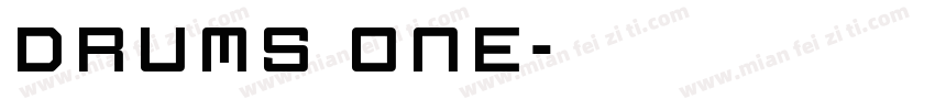 DRUMS ONE字体转换